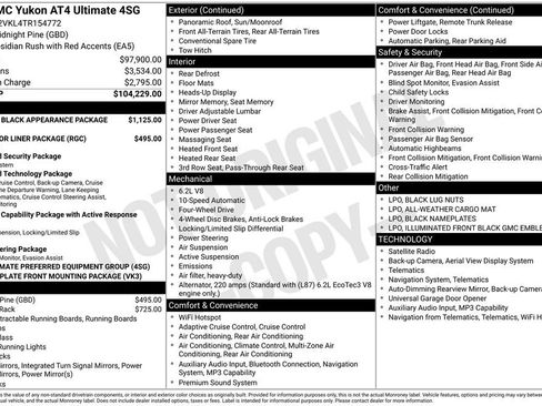 Used 2026 GMC Yukon AT4 Ultimate AWD/4WD image 46
