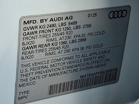 Certified 2025 Audi Q5 2.0T Premium Plus w/ Premium Plus Package image 30