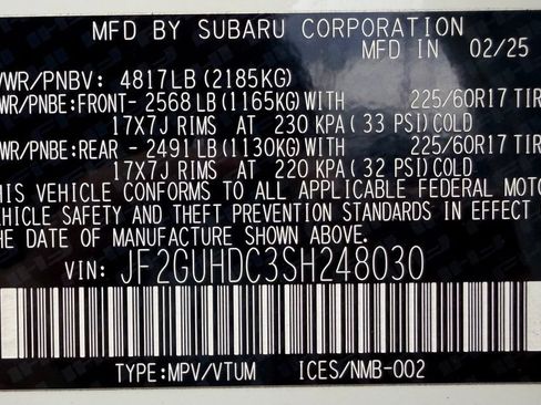 Used 2025 Subaru Crosstrek 2.5i Premium AWD/4WD image 21