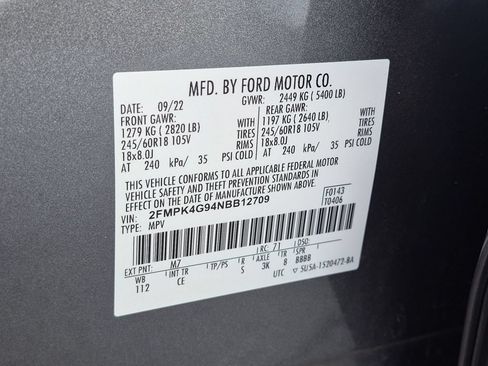Used 2022 Ford Edge SE AWD/4WD image 34