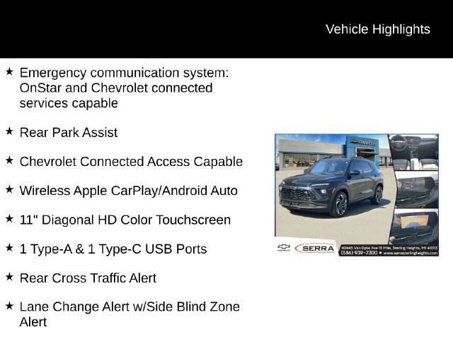 Used 2024 Chevrolet TrailBlazer RS w/ Driver Confidence Package FWD image 5