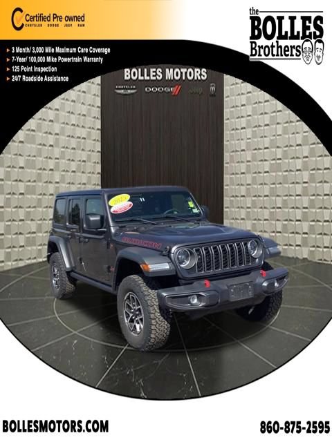 Certified 2025 Jeep Wrangler Unlimited Rubicon AWD/4WD image 1
