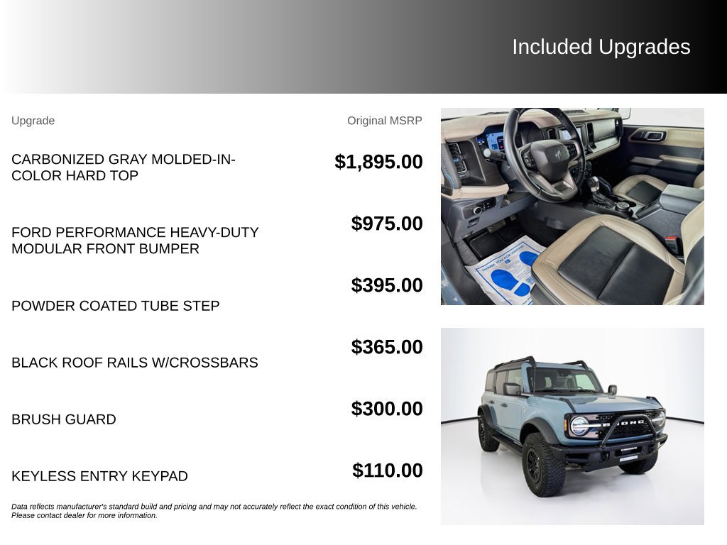 Used 2023 Ford Bronco Wildtrak AWD/4WD image 5