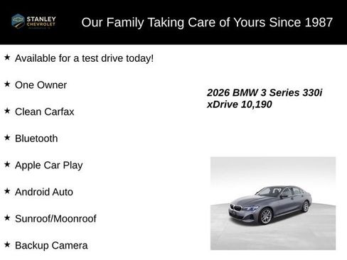 Used 2026 BMW 330i xDrive Sedan w/ Convenience Package AWD/4WD image 9