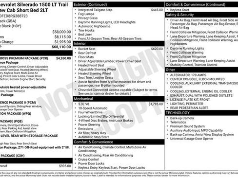 Used 2024 Chevrolet Silverado 1500 LT Trail Boss w/ LT Trail Boss Premium Package AWD/4WD image 39