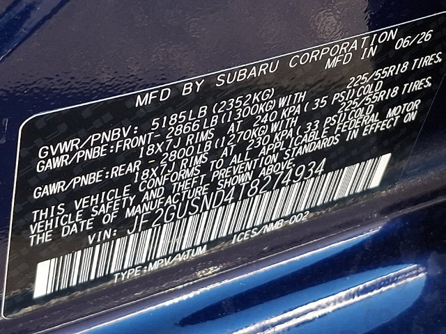 Certified 2026 Subaru Crosstrek 2.5i Limited AWD/4WD image 30