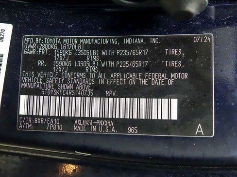 Certified 2024 Toyota Sienna XLE AWD/4WD image 28