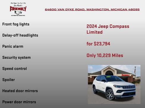 Used 2024 Jeep Compass Limited AWD/4WD image 25