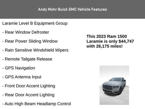 Used 2023 RAM 1500 Laramie AWD/4WD image 8