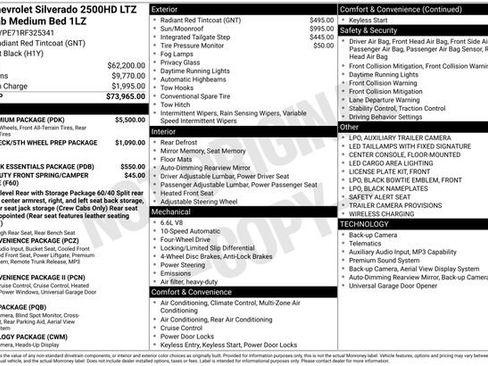 Used 2024 Chevrolet Silverado 2500 LTZ w/ LTZ Premium Package AWD/4WD image 29