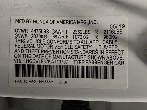 Used 2019 Honda Accord Sport image 33