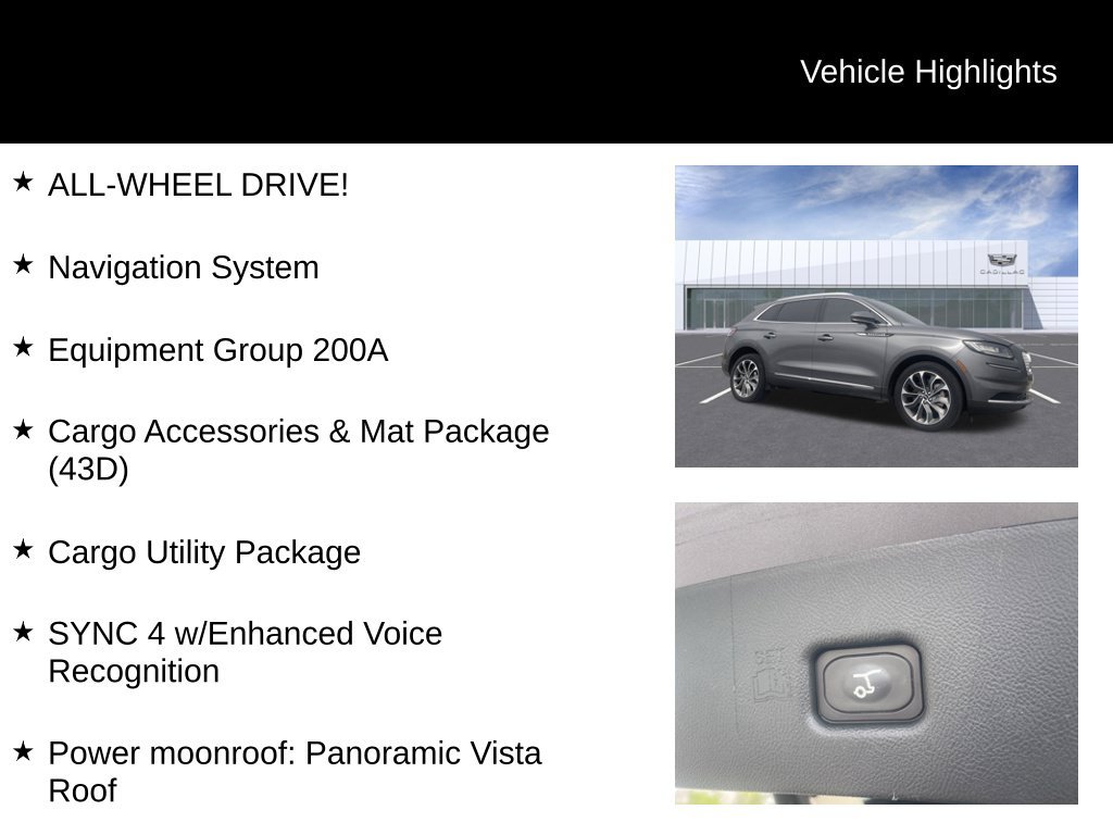 Used 2023 Lincoln Nautilus Reserve w/ Cargo Utility Package AWD/4WD image 10