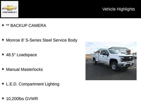 New 2025 Chevrolet Silverado 2500 W/T w/ WT Convenience Package image 3