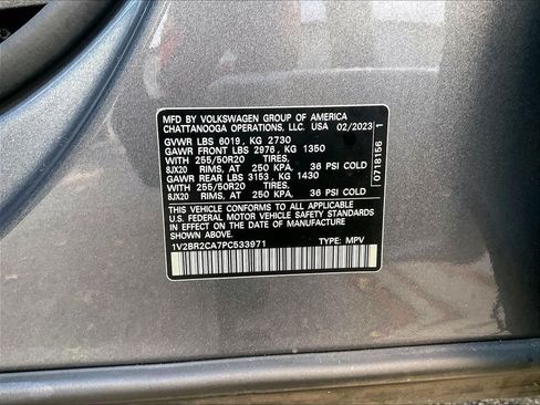 Used 2023 Volkswagen Atlas SEL AWD/4WD image 35