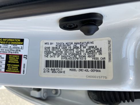 Used 2012 Toyota Corolla S FWD image 13