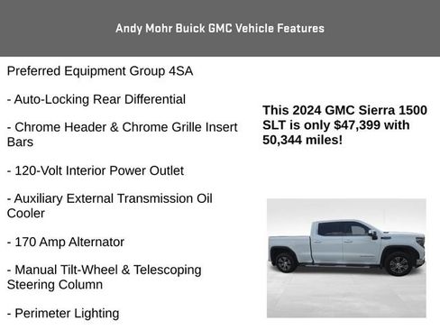 Used 2024 GMC Sierra 1500 SLT w/ SLT Convenience Package AWD/4WD image 12