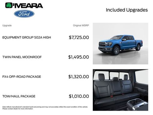 New 2025 Ford F150 Lariat w/ Equipment Group 502A High AWD/4WD image 33
