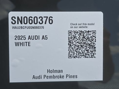Certified 2025 Audi A5 2.0T Premium w/ Premium Plus AWD/4WD image 27
