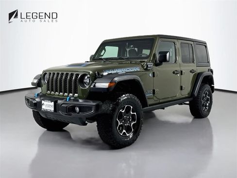 Used 2023 Jeep Wrangler Unlimited Rubicon 4xe w/ Cold Weather Group AWD/4WD image 1
