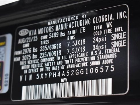 Used 2016 Kia Sorento EX w/ EX Touring Package image 41