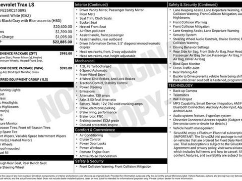 Used 2024 Chevrolet Trax LS w/ LS Convenience Package FWD image 6