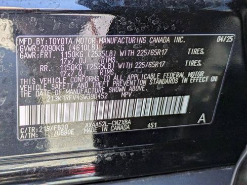 Certified 2025 Toyota RAV4 LE FWD image 25
