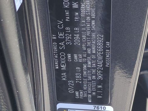 Certified 2023 Kia Forte LXS FWD image 27