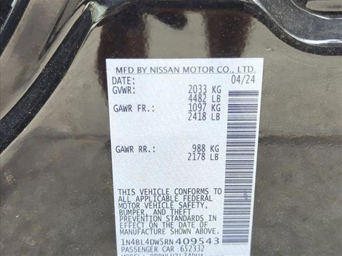 Used 2024 Nissan Altima 2.5 SV AWD/4WD image 28