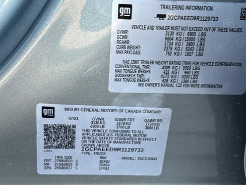 Used 2024 Chevrolet Silverado 1500 LTZ w/ Technology Package RWD image 31