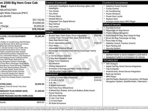 New 2026 RAM 2500 Big Horn image 3