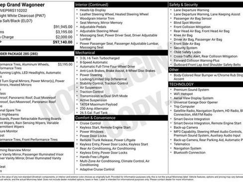 Used 2024 Jeep Grand Wagoneer Series I AWD/4WD image 36