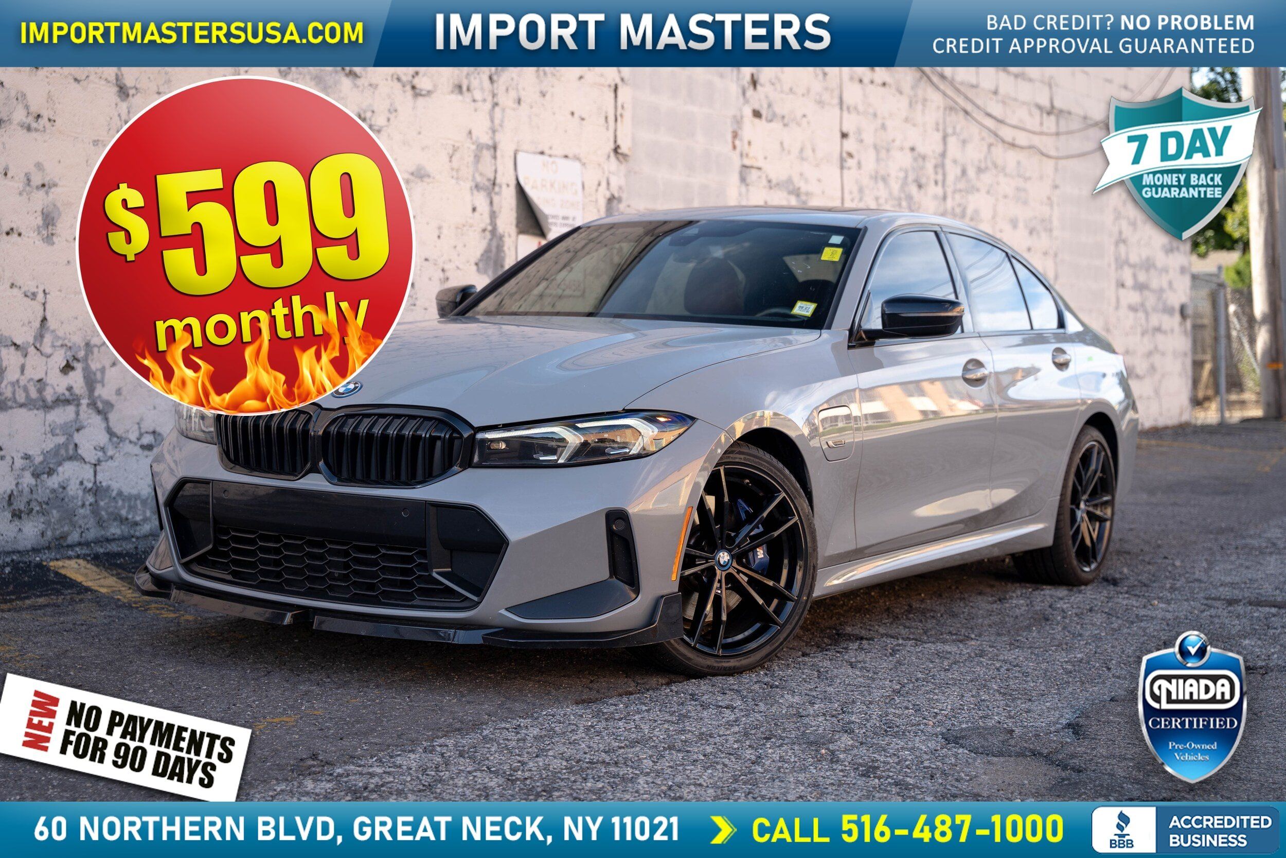 Used 2023 BMW 330e w/ M Sport Package RWD image 1