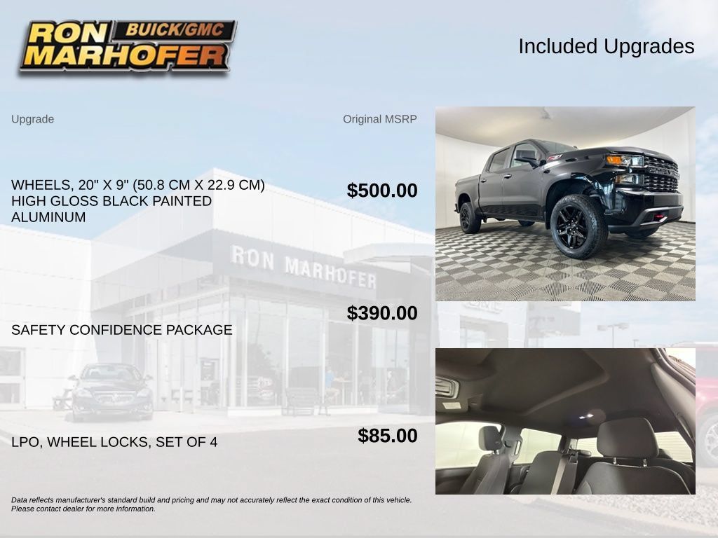 Used 2022 Chevrolet Silverado 1500 Custom Trail Boss w/ Safety Confidence Package AWD/4WD image 6