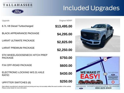 New 2026 Ford F350 Lariat w/ Black Appearance Package image 3