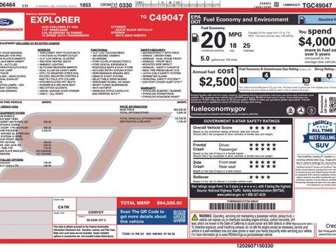 New 2026 Ford Explorer ST AWD/4WD image 24