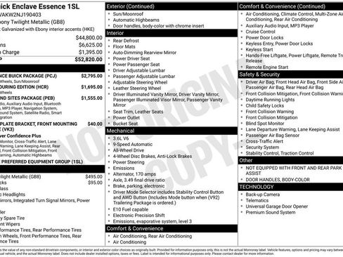 Certified 2022 Buick Enclave Essence w/ Experience Buick Package image 3