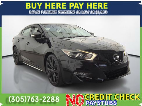 Used 2018 Nissan Maxima SR w/ Midnight Edition FWD image 1