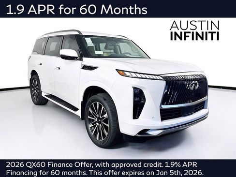 New 2026 INFINITI QX80 Pure w/ Cargo Package image 1
