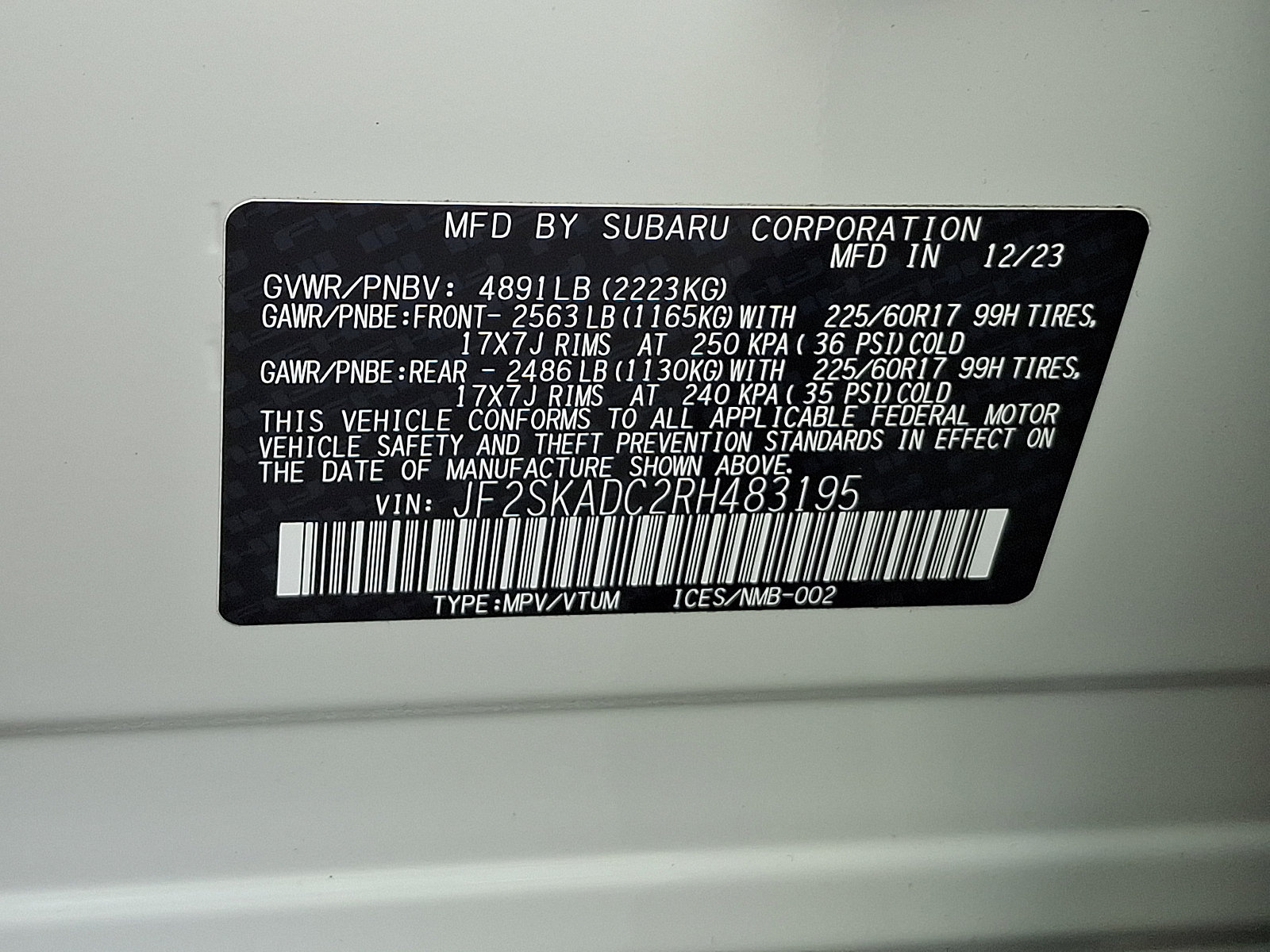 Certified 2024 Subaru Forester Premium AWD/4WD image 27