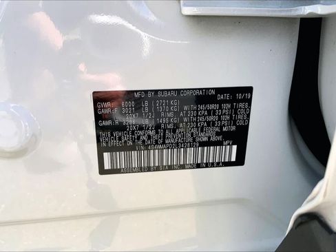 Used 2020 Subaru Ascent Limited w/ Technology Package AWD/4WD image 37