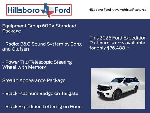 New 2026 Ford Expedition Platinum w/ Stealth Appearance Package AWD/4WD image 10