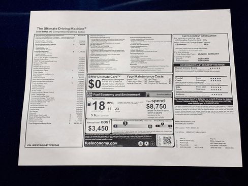 Used 2026 BMW M3 Competition w/ Executive Package image 26