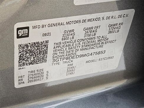 Used 2021 GMC Sierra 1500 SLT RWD image 29