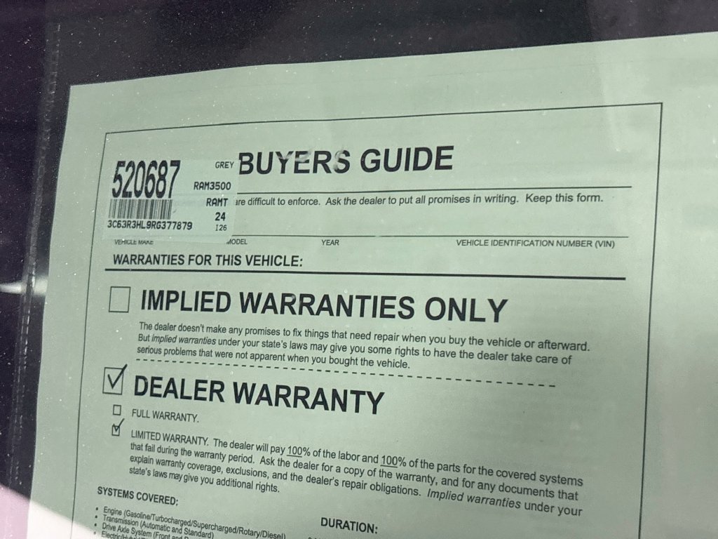 Certified 2024 RAM 3500 Big Horn AWD/4WD image 24