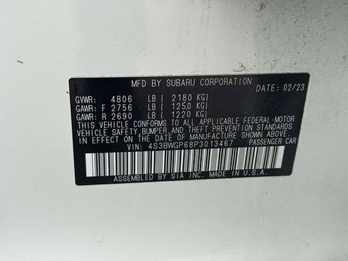 Used 2023 Subaru Legacy Touring XT AWD/4WD image 33