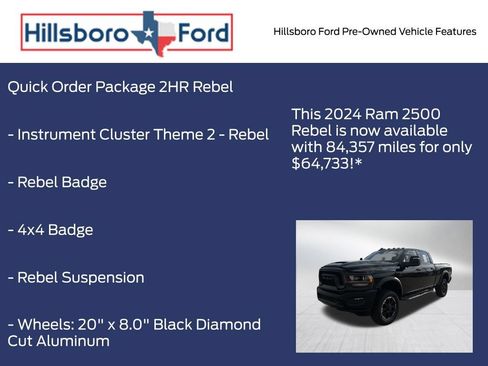 Used 2024 RAM 2500 Rebel w/ Safety Group AWD/4WD image 6