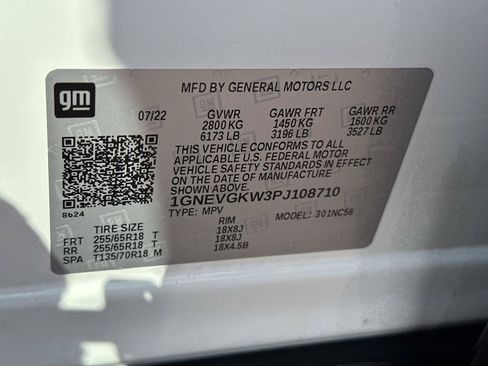 Certified 2023 Chevrolet Traverse LT w/ Midnight/Sport Edition AWD/4WD image 17