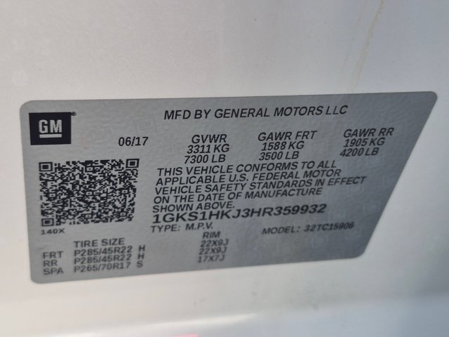 Used 2017 GMC Yukon XL Denali w/ Open Road Package RWD image 24