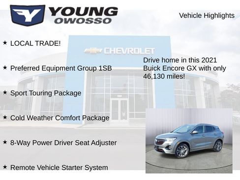 Used 2021 Buick Encore GX Preferred w/ Sport Touring Package image 8