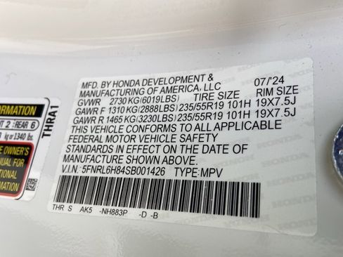 Used 2025 Honda Odyssey Touring image 33